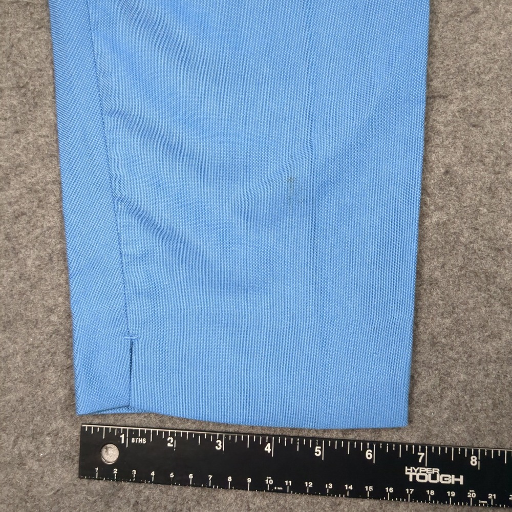 Ann Taylor Blue High Rise Tapered Ankle Pants Elastic Paperbag Waist Small NEW - Picture 13 of 16